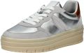 Tamaris Lage Top Sneaker 1-23773-43 9A8 Damesschoenen M2377343 Zilver - Zilver