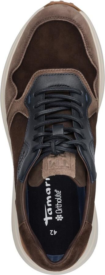 Tamaris herensneaker 1-13623-46-398 Veterschoen Leren schoenen Brown - Foto 4