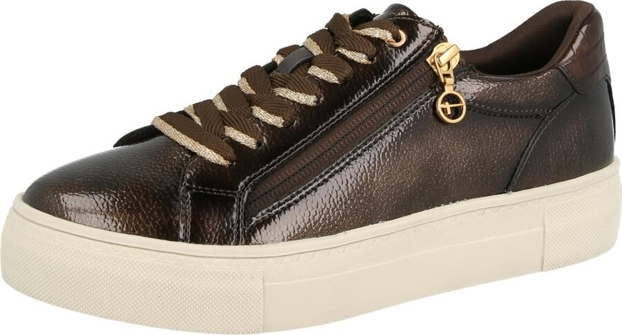 Tamaris Essentials Dames Sneakers BROWN PATENT - Foto 2