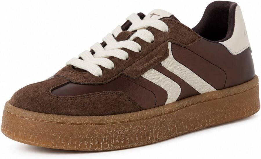 Tamaris Plateausneakers vrijetijdsschoen halfschoen veterschoen met gepolsterde schacht - Foto 7