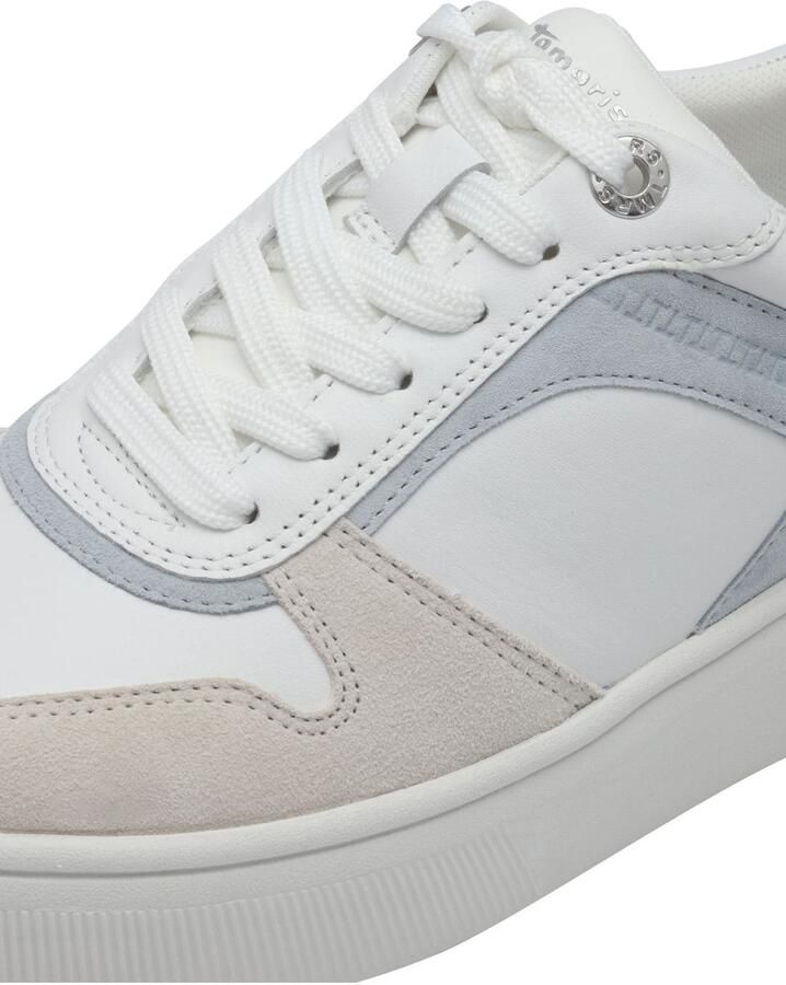 Tamaris Plateausneakers vrijetijdsschoen lage schoen veterschoen met contrastafwerkingen - Foto 8
