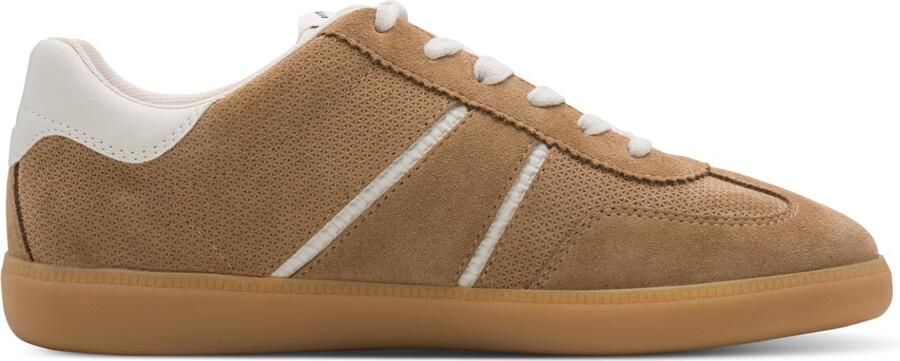 Tamaris Sneaker 1-23624-43 341 Dames Lage Damesschoenen Leer M2362443 taupe - Foto 5