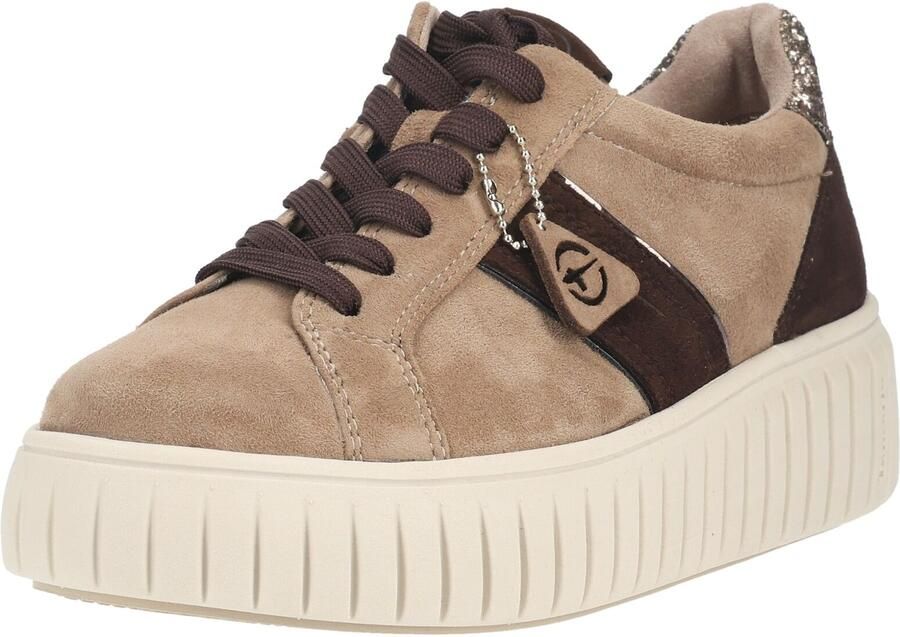 Tamaris Sneakers laag chocoladebruin cappuccino - Foto 3