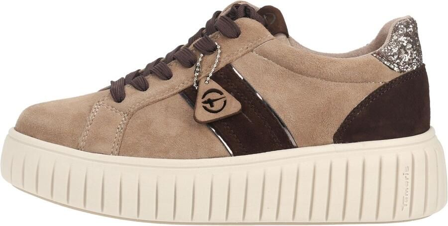 Tamaris Sneakers laag chocoladebruin cappuccino - Foto 8