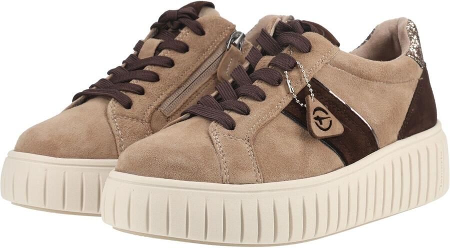 Tamaris Sneakers laag chocoladebruin cappuccino - Foto 7