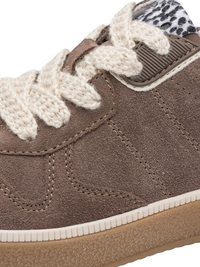 Tamaris Sneakers laag crème donkerbruin lichtgrijs zwart - Foto 5
