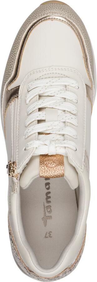 Tamaris dames sneaker 1-23613-46 454 Low Top dames schoenen veganistisch beige - Foto 6