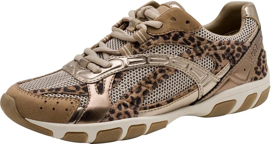 Tamaris Sneakers laag crème ombergrijs brons zwart - Foto 7