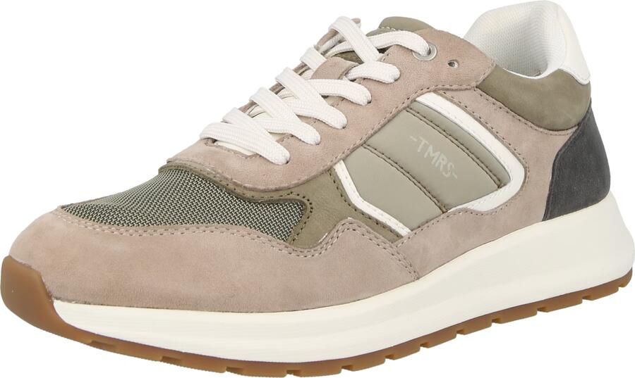 Tamaris Sneakers laag donkerbeige antraciet kaki wit - Foto 2