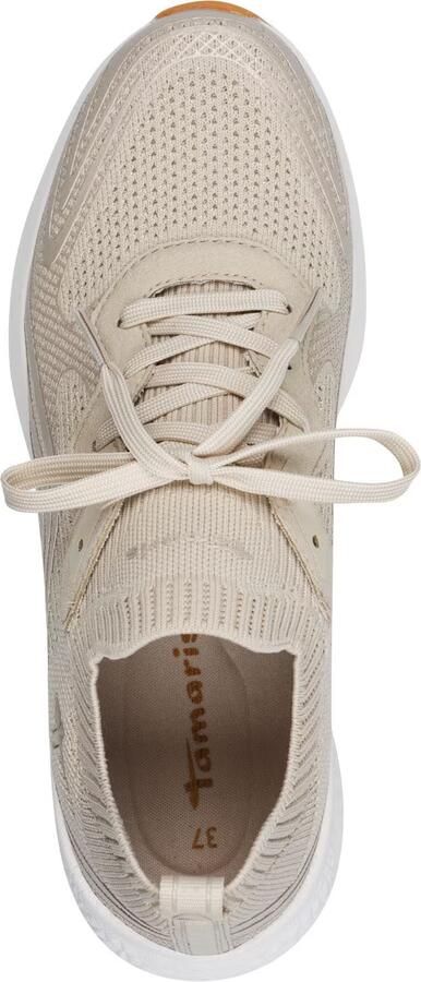 Tamaris Light Weight Sneakers beige Textiel - Foto 12