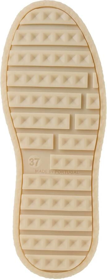 Tamaris dames leren sneaker 1-23706-47-341 lage sneaker voor dames met warme voering taupe - Foto 3