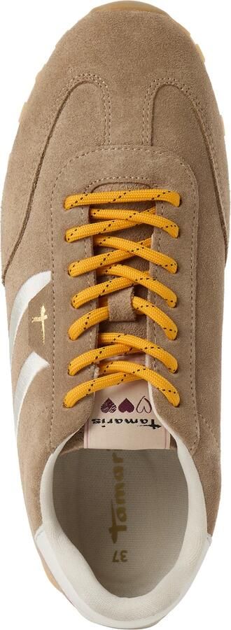 Tamaris Sneakers laag donkerbeige offwhite - Foto 3