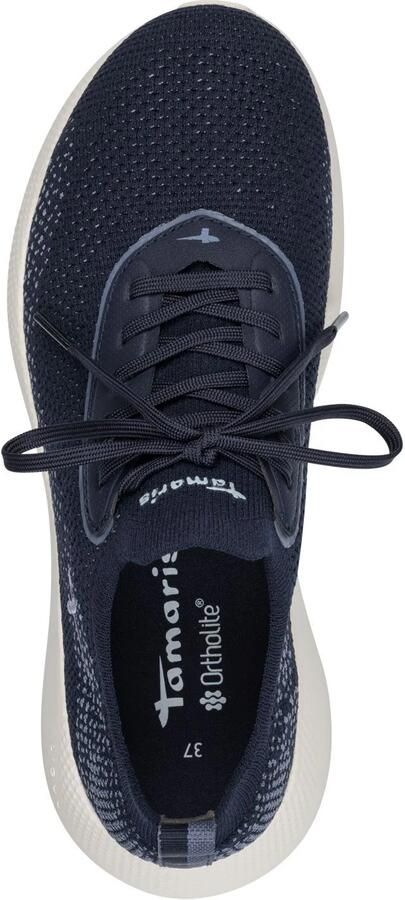 Tamaris dames sneaker 1-23715-46 805 dames lage veganistische blauwe - Foto 4