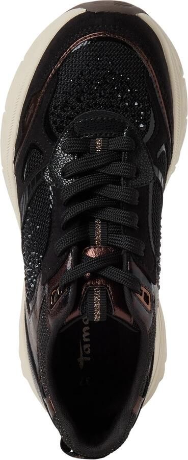 Tamaris Sneakers laag donkerbruin zwart - Foto 11
