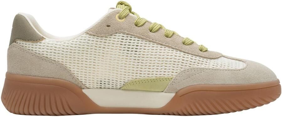 Tamaris Sneakers laag donkergeel taupe greige kiwi