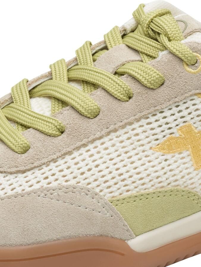 Tamaris Sneakers laag donkergeel taupe greige kiwi - Foto 5