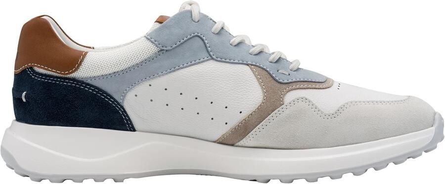 Tamaris herensneaker 1-13623-46-804 Veterschoen Leren schoenen Wit Blauw - Foto 2