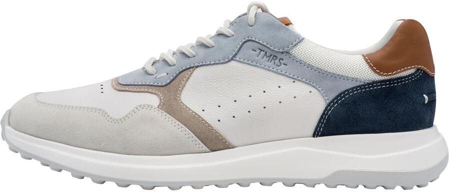 Tamaris herensneaker 1-13623-46-804 Veterschoen Leren schoenen Wit Blauw - Foto 3