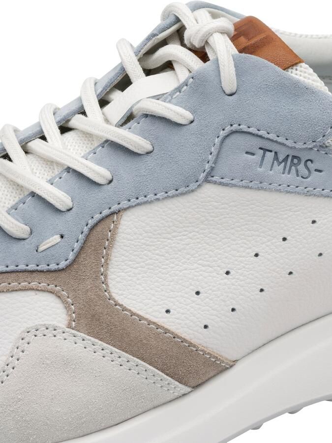 Tamaris herensneaker 1-13623-46-804 Veterschoen Leren schoenen Wit Blauw - Foto 5