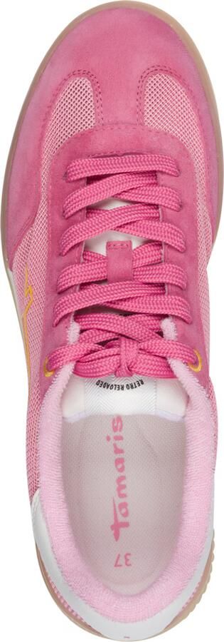 Tamaris Sneakers laag geel pink lichtroze wit - Foto 5