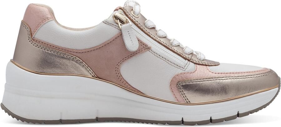 Tamaris Sneakers laag goud poederroze wit - Foto 6