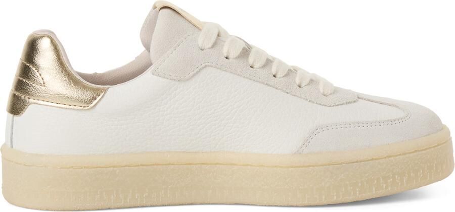 Tamaris Sneakers laag goud wit offwhite - Foto 4