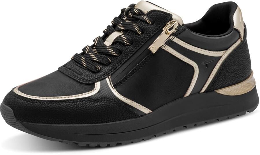 Tamaris Sneakers laag goud zwart