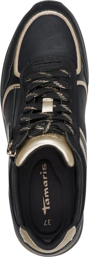 Tamaris Sneakers laag goud zwart - Foto 3