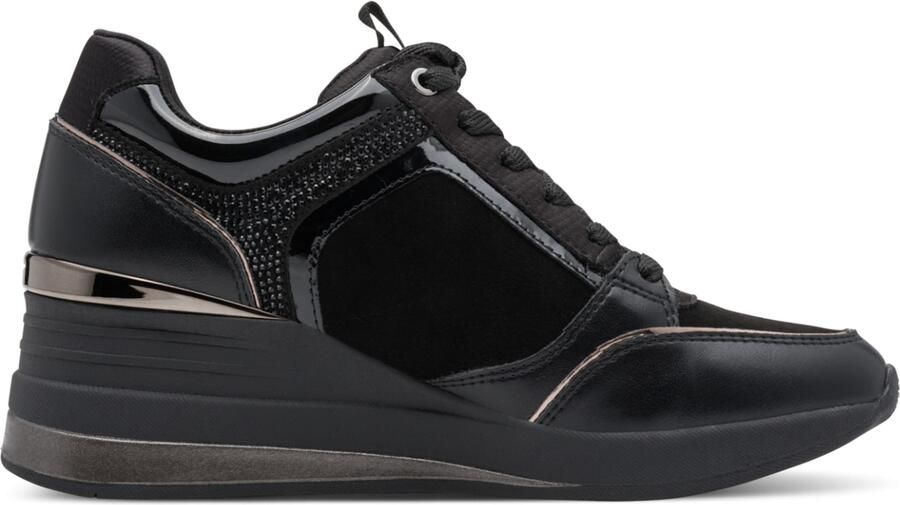 Tamaris Sneakers laag goud zwart