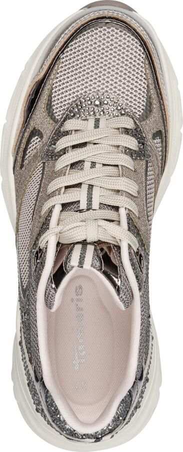 Tamaris Sneakers laag grijs greige lichtgrijs - Foto 4