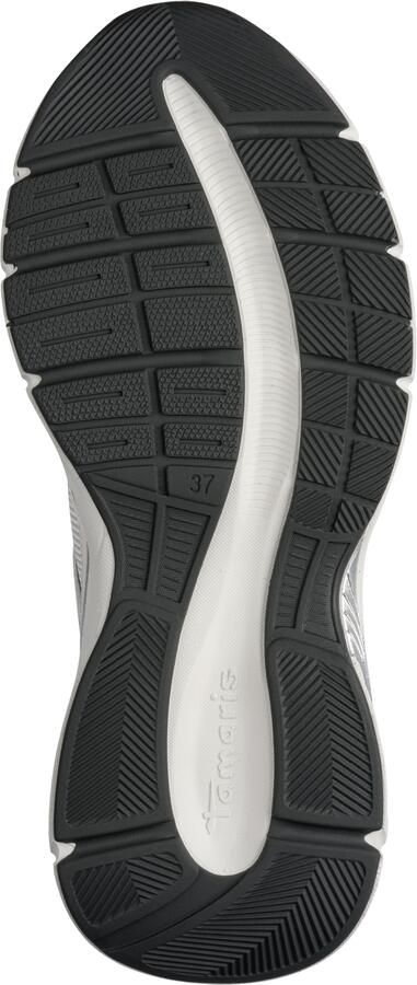 Tamaris Sneakers laag grijs zilver wit - Foto 5