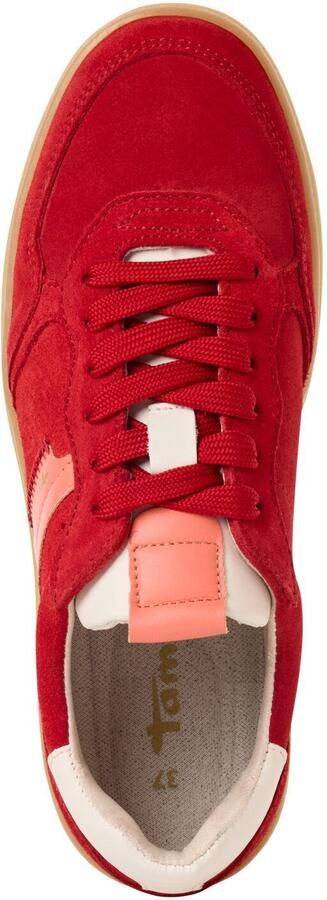 Tamaris lage toptrainers 1-23773-43 590 damesschoenen M2377343 rood - Foto 3