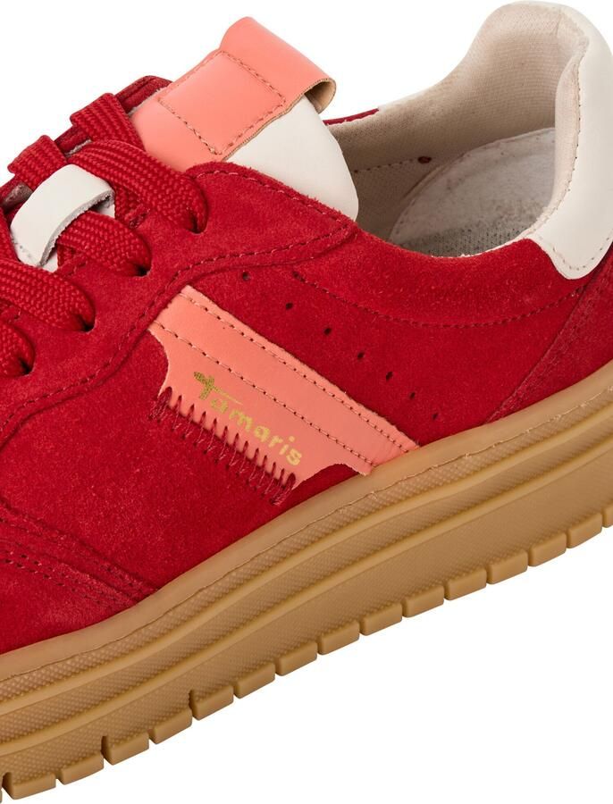 Tamaris lage toptrainers 1-23773-43 590 damesschoenen M2377343 rood - Foto 7