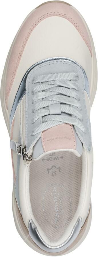 Tamaris Sneakers laag lichtblauw bruin rosa offwhite - Foto 6