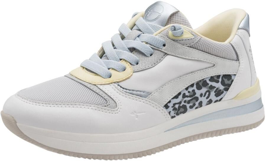 Tamaris Sneakers laag lichtblauw grafiet lichtgrijs wit - Foto 3