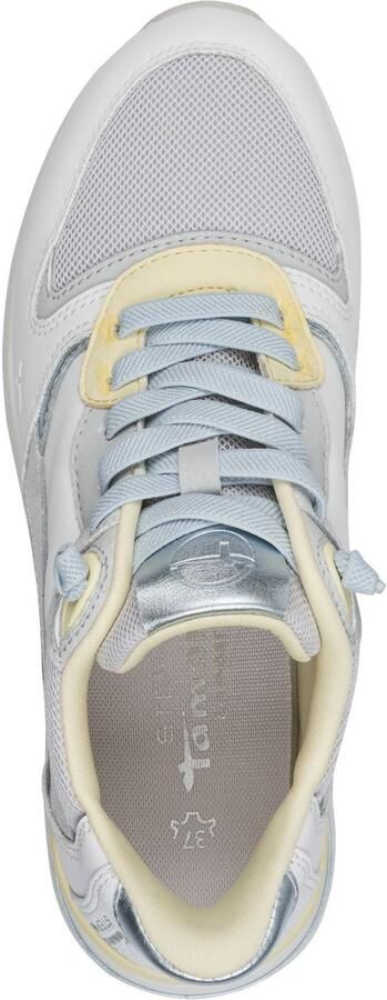 Tamaris Sneakers laag lichtblauw grafiet lichtgrijs wit - Foto 4