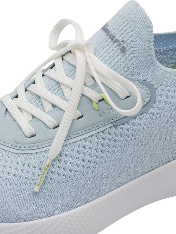 Tamaris dames sneaker 1-23715-46-880 dames lage veganistische sneaker lichtblauw - Foto 7
