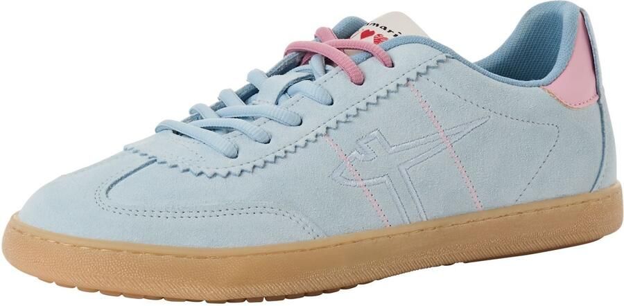 Tamaris Damessneaker 1-23609-46 880 Low Top Dames lichtblauw - Foto 5