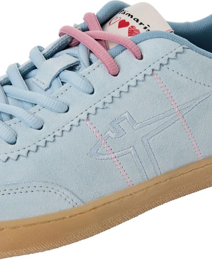 Tamaris Damessneaker 1-23609-46 880 Low Top Dames lichtblauw - Foto 6