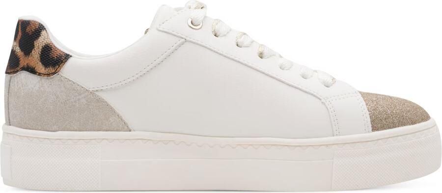 Tamaris lage toptrainers 1-23313-41 197 damesschoenen vegan white comb - Foto 4