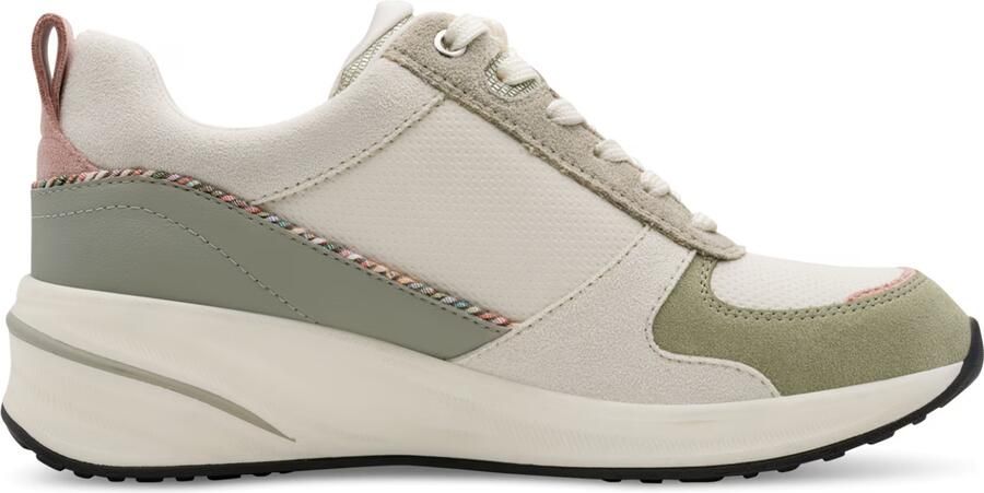 Tamaris Sneakers laag lichtgroen natuurwit - Foto 5