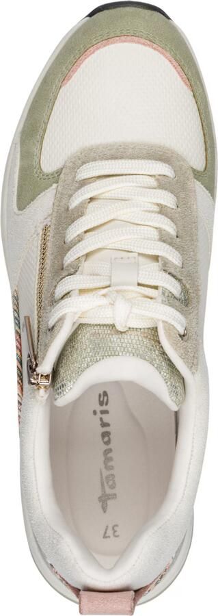 Tamaris Sneakers laag lichtgroen natuurwit - Foto 6