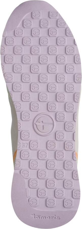 Tamaris Sneakers laag mintgroen lavendel oranje eosine - Foto 11
