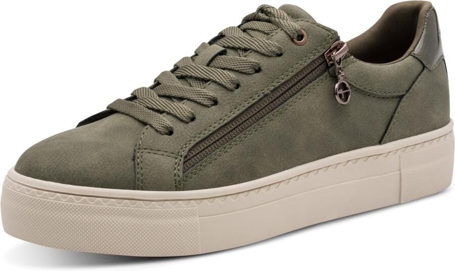 Tamaris Sneakers laag olijfgroen