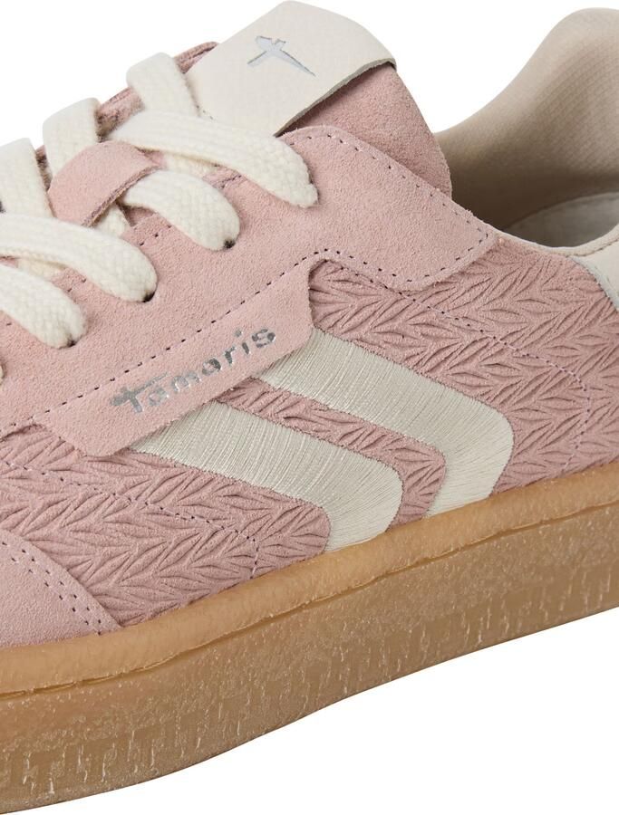 Tamaris Plateausneakers vrijetijdsschoen halfschoen veterschoen met gepolsterde schacht - Foto 4
