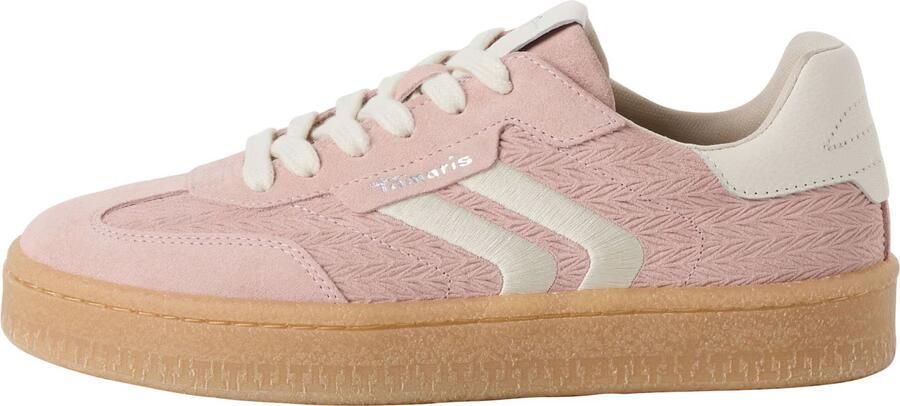 Tamaris Plateausneakers vrijetijdsschoen halfschoen veterschoen met gepolsterde schacht - Foto 5