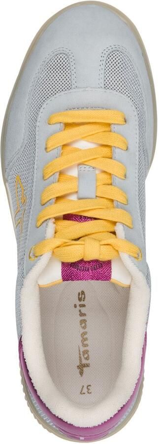 Tamaris Sneakers laag pastelblauw safraan fuchsia - Foto 3