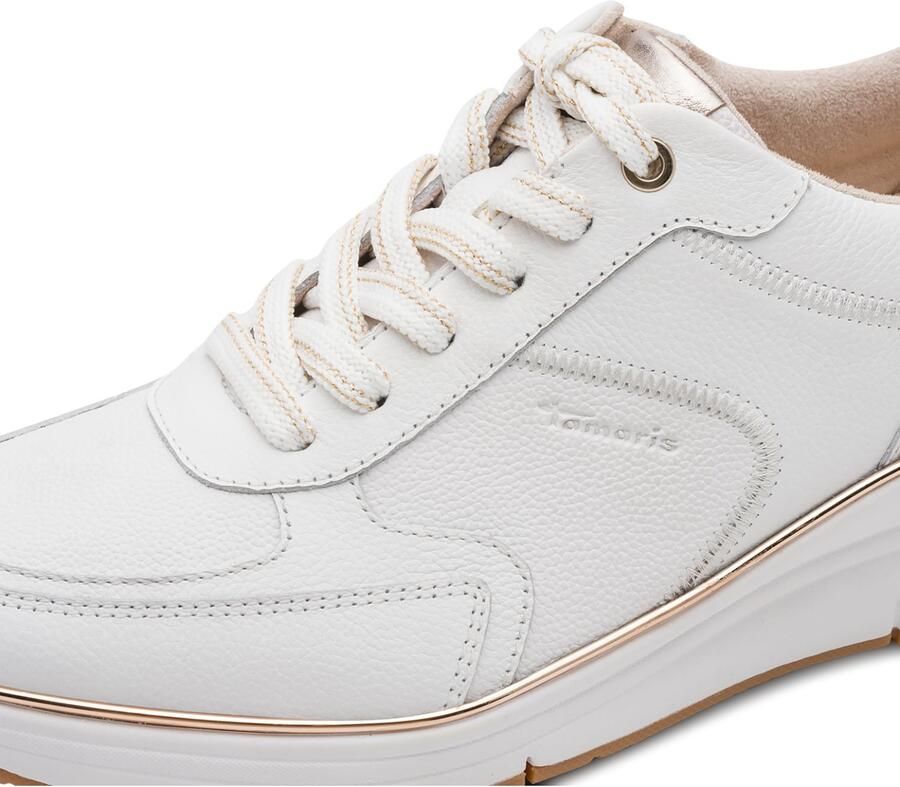 Tamaris 1-23764-43-1A9 White Rose Gold Stijlvolle Sneaker - Foto 2