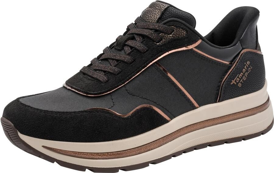 Tamaris Sneakers laag rose-goud zwart - Foto 6