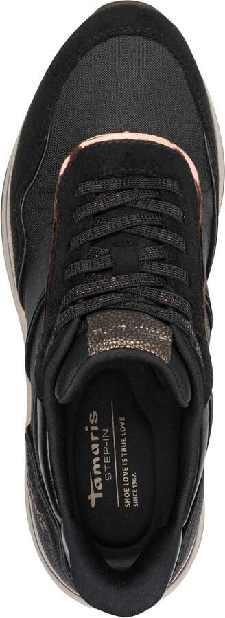 Tamaris Sneakers laag rose-goud zwart - Foto 3